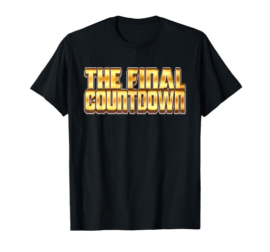 t-shirt the final countdown rock tee shirt T-Shirt