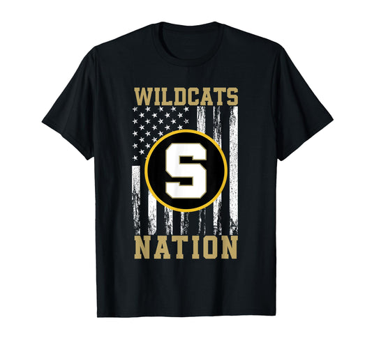 Scottsboro Wildcats Logo Nation HS T-Shirt
