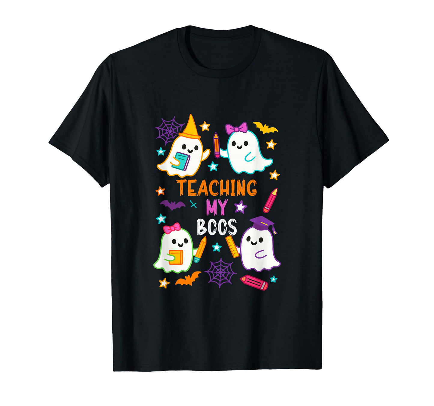 Teaching My Boos Group Boo Ghost As Teachers Halloween T-Shirt