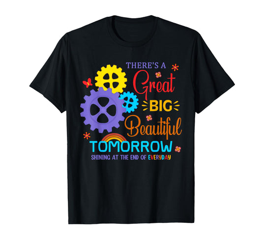 There's A Great Big Beautiful Tomorrow, Theme Park, Carousel T-Shirt