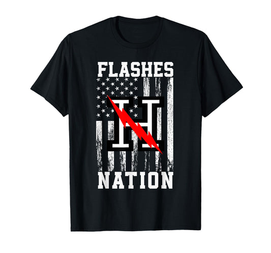 Hilliard Flashes Logo Nation HS T-Shirt