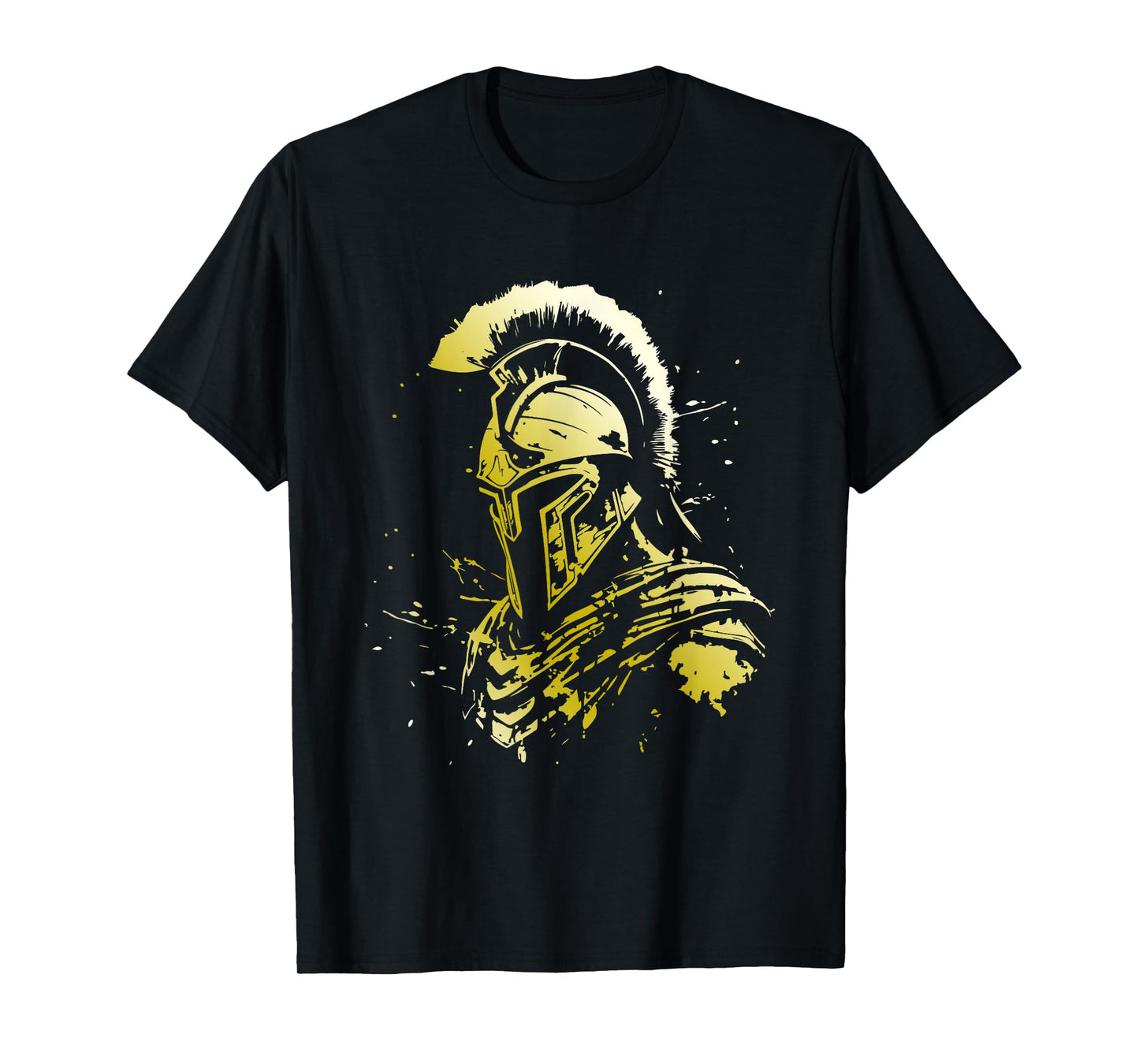 Ancient Golden Spartan Helmet Gym Gladiator Sparta T-Shirt