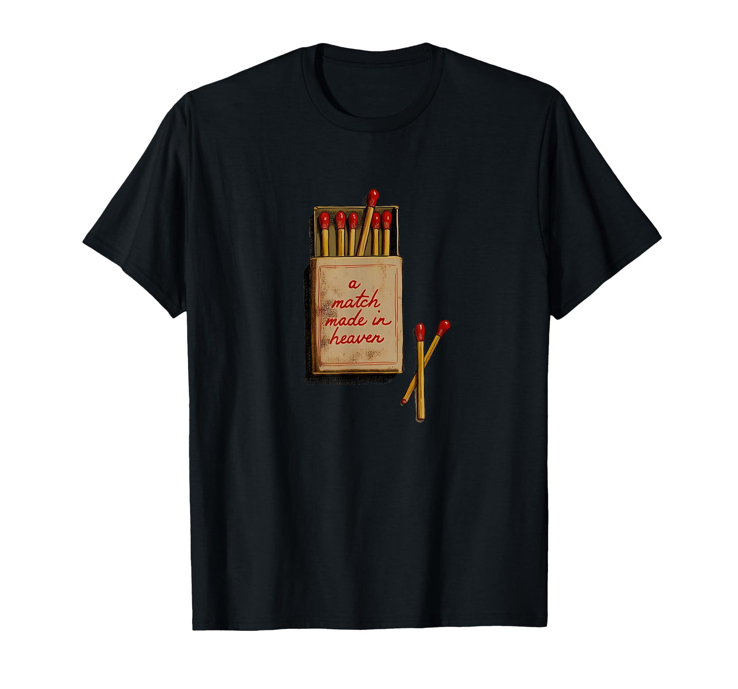 A Match Made Heaven Vintage Illustration T-Shirt