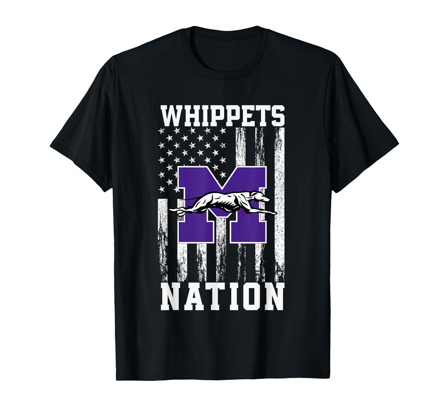 Minden Whippets Logo Nation HS T-Shirt