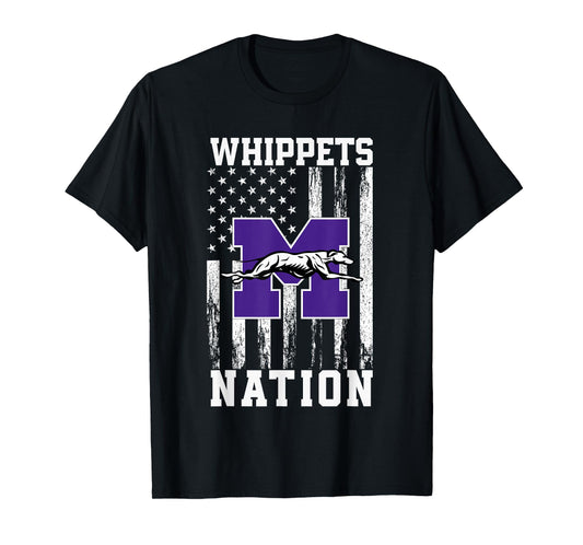 Minden Whippets Logo Nation HS T-Shirt