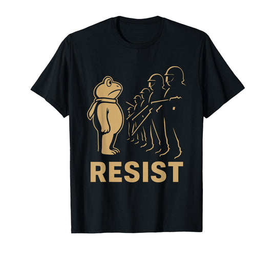 Vintage Portland 2025 Resist Portland Frog Protest Men Women T-Shirt