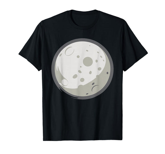 Moon Shirt Adult Kids Men Women Moon Costume T-Shirt