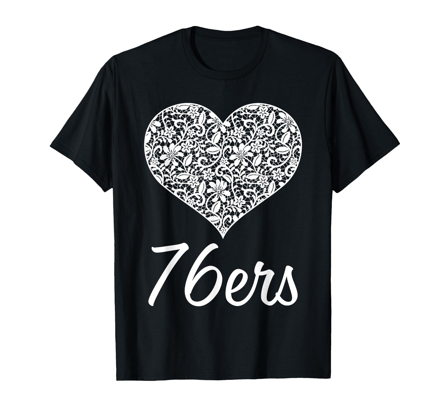 76Ers Independence Lace Heart HS T-Shirt