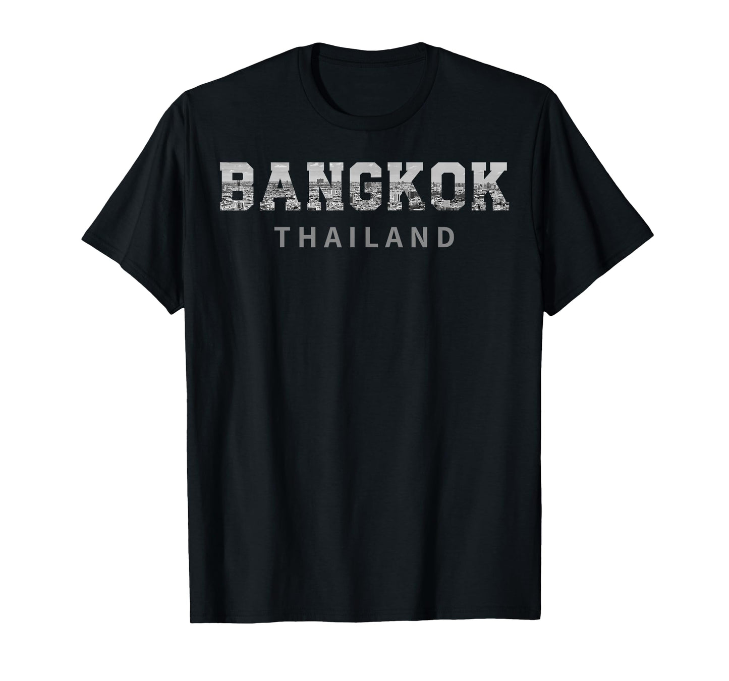Vintage Bangkok Thailand Iconic Skyline Souvenir T-Shirt