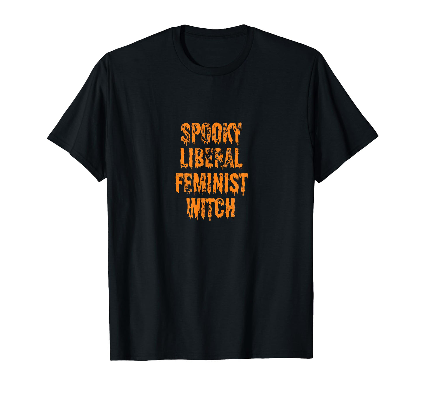 Spooky Liberal Feminist Witch T-Shirt
