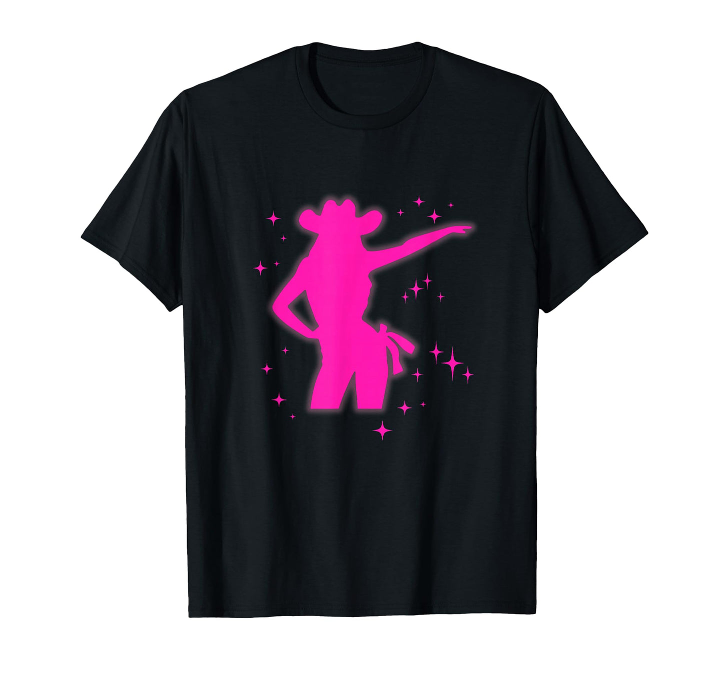 Pony and Heels Lover Pink Girls Clubs Disco Birthday Cowgirl T-Shirt