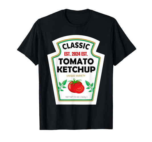 Red Ketchup DIY Costume Matching Couples Groups Halloween T-Shirt