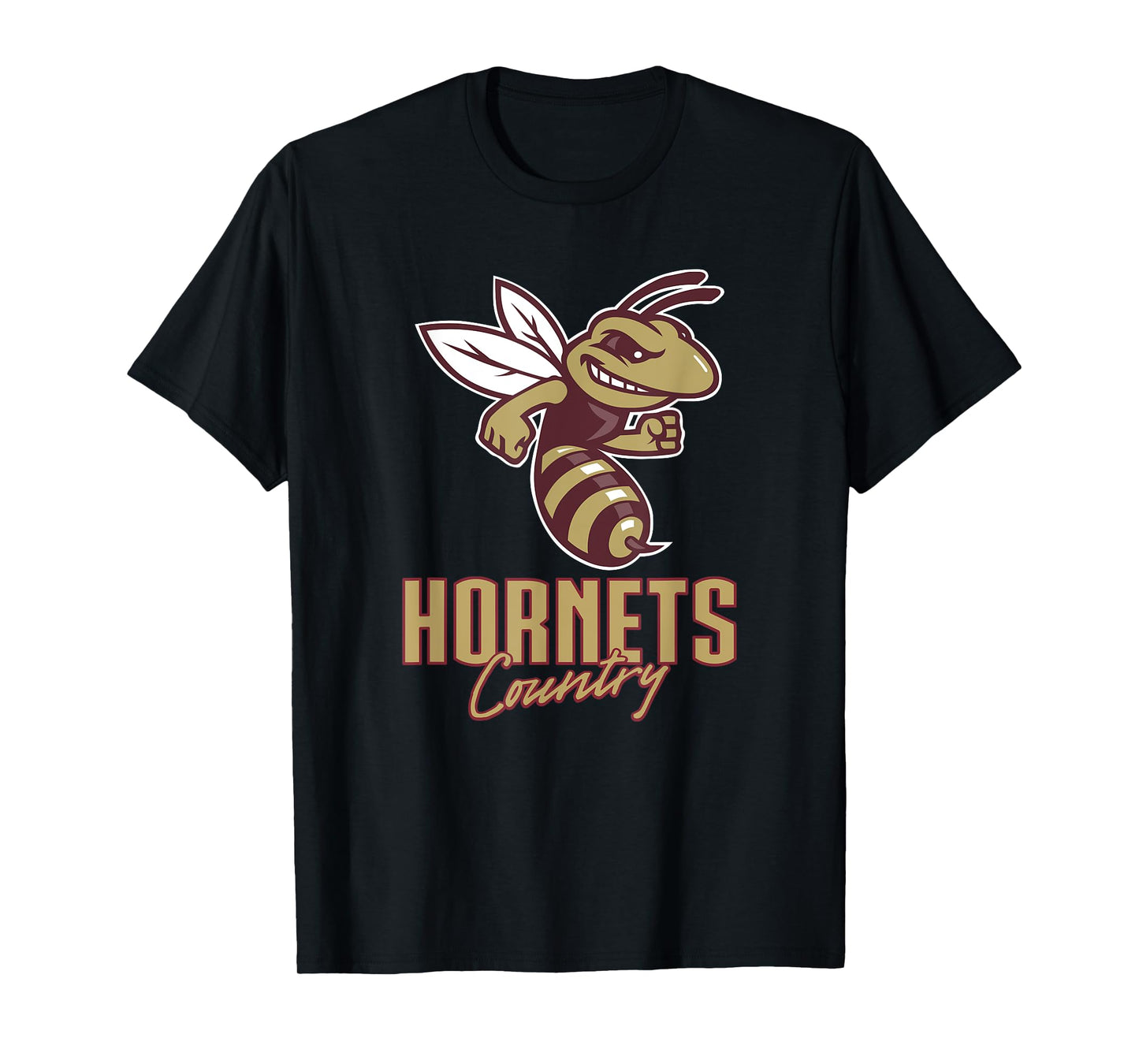 Licking Heights Hornets Logo Country HS T-Shirt