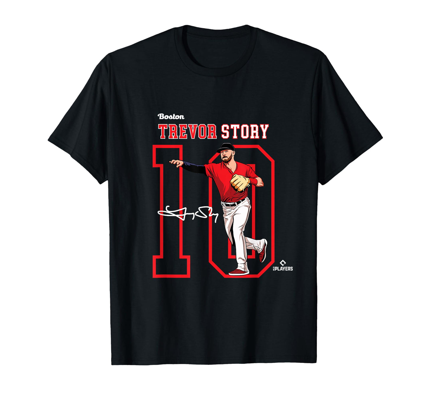Trevor Story | Boston Baseball Players | MLBTSY3004 T-Shirt