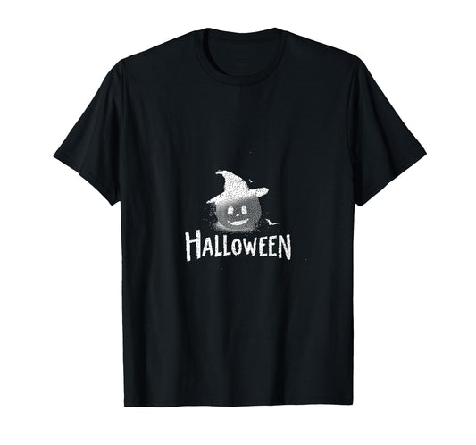 Cute Witchy Halloween Moon Magic Art T-Shirt