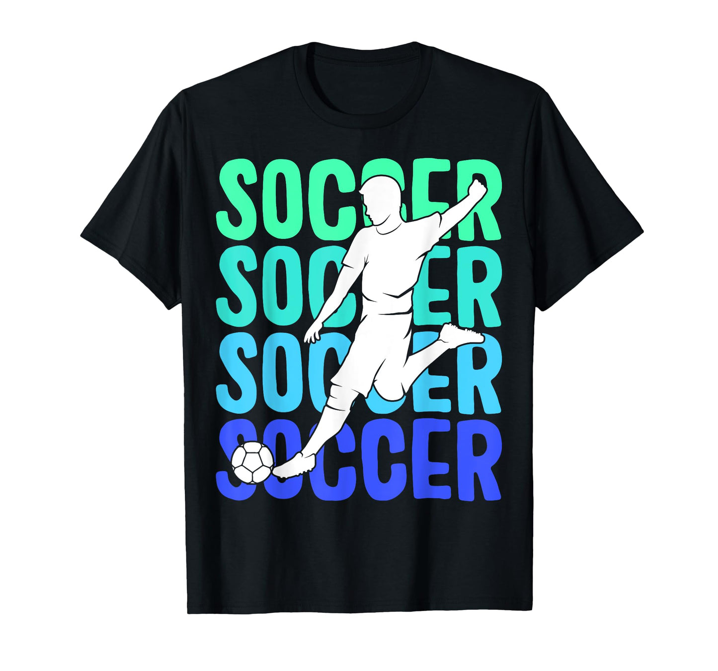 Soccer Boys Men Kids T-Shirt