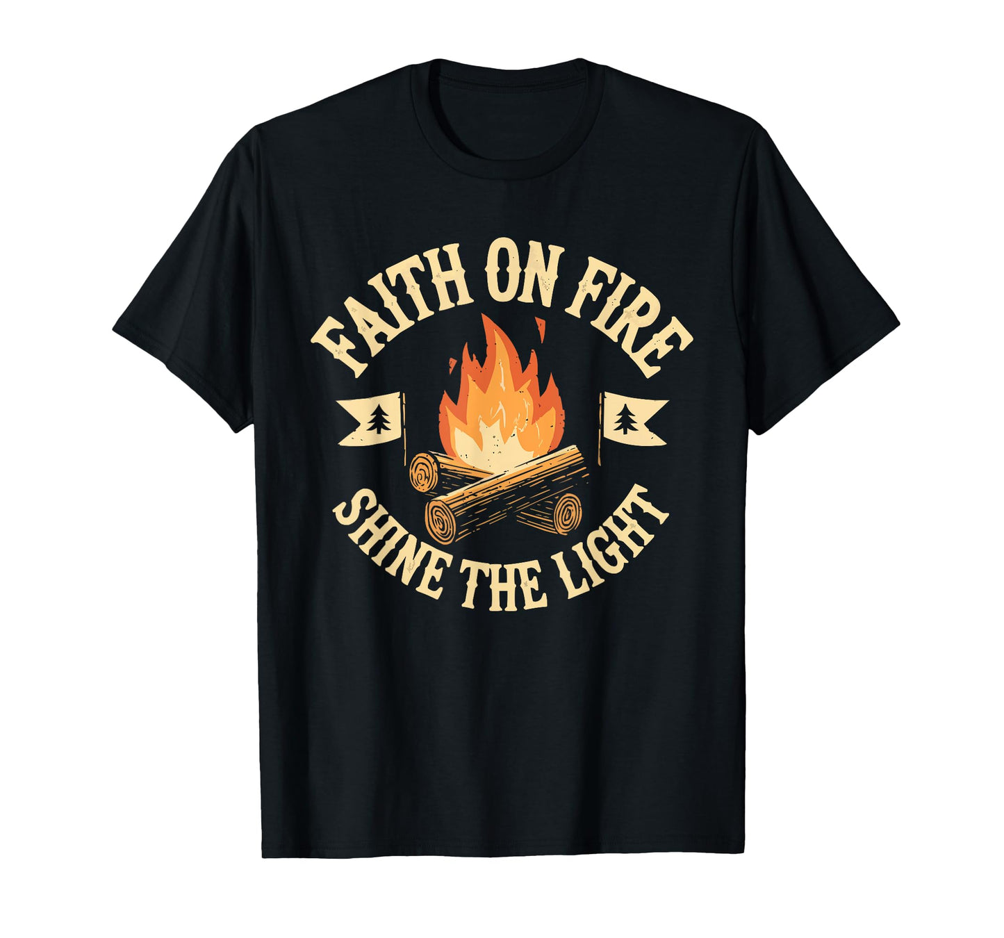 Camping Jesus Christ Religion Christian Camper Christianity T-Shirt