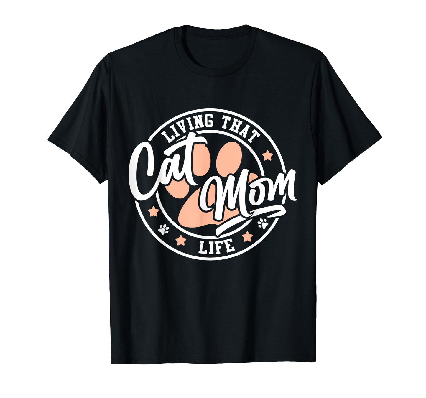 Women Cat Mom Cat Lover Cute Mother's Day Mama I Love My Cat T-Shirt