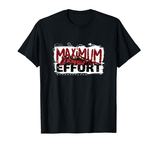 Marvel Deadpool & Wolverine Maximum Effort Split Logo T-Shirt