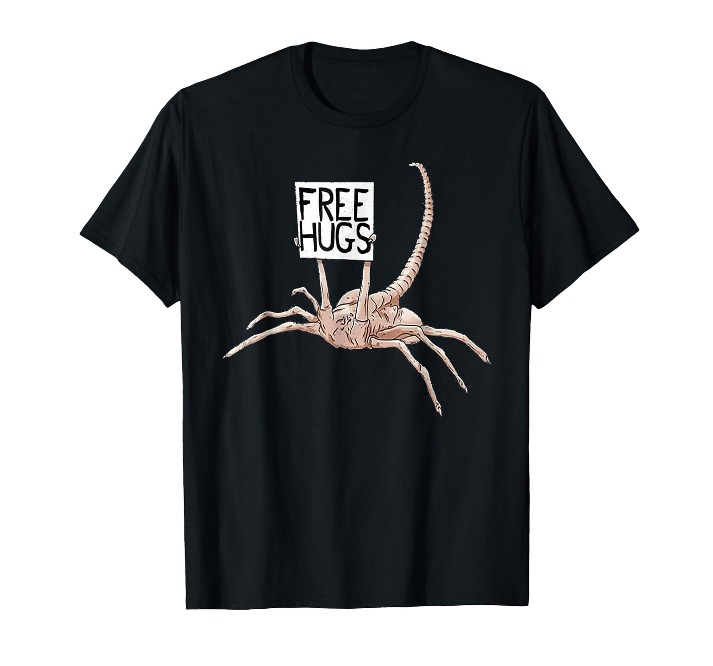 Free Hugs Alien Vintage Design For Men Women Girl Boy Kids T-Shirt