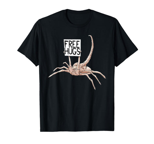 Free Hugs Alien Vintage Design For Men Women Girl Boy Kids T-Shirt