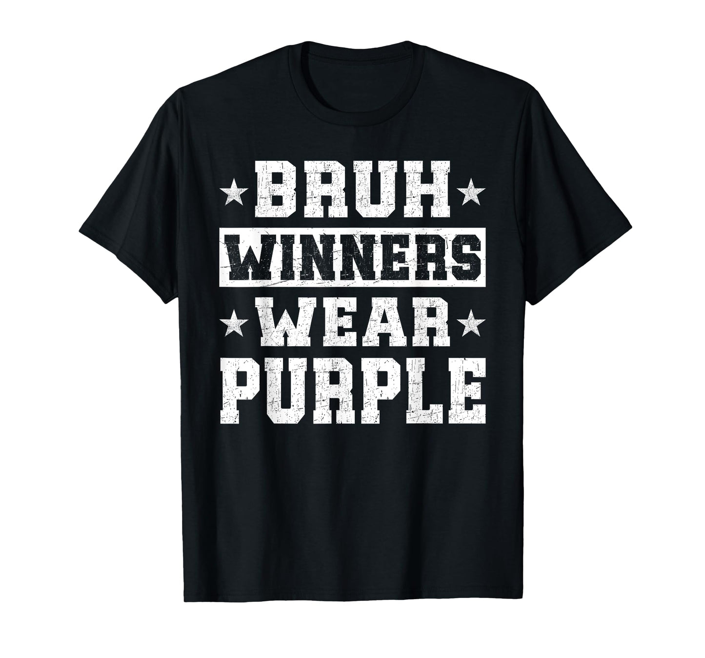 Spirit Week Winners Wear Purple Camp Team Game Color Sports T-Shirt
