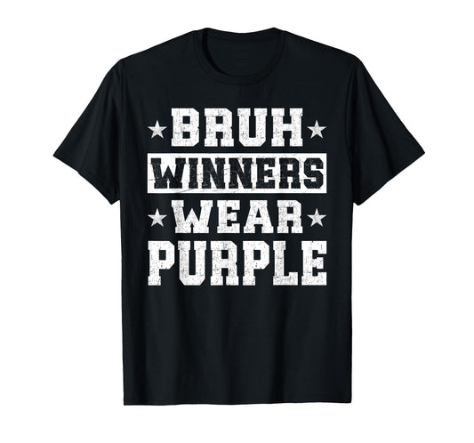 Spirit Week Winners Wear Purple Camp Team Game Color Sports T-Shirt