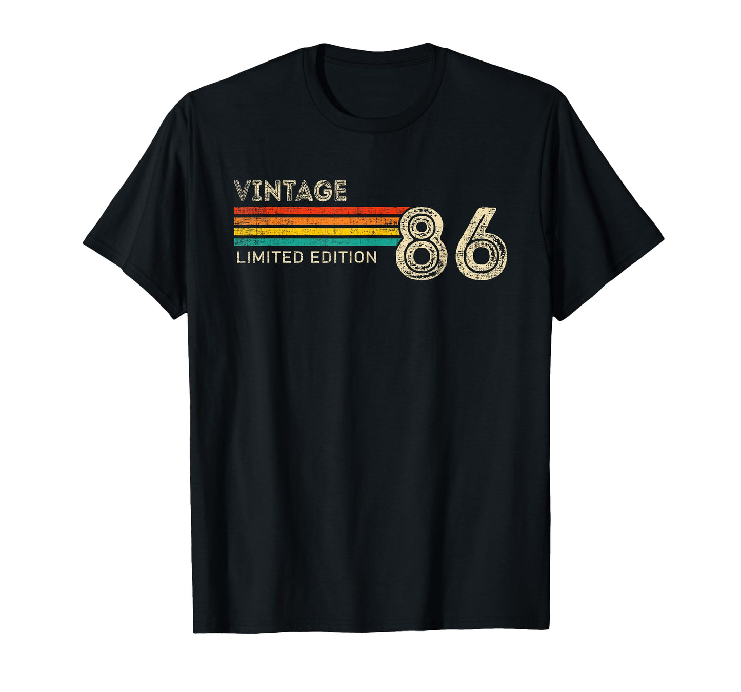 Vintage 1986 Limited Edition Birthday 1986 Men Women Vintage T-Shirt