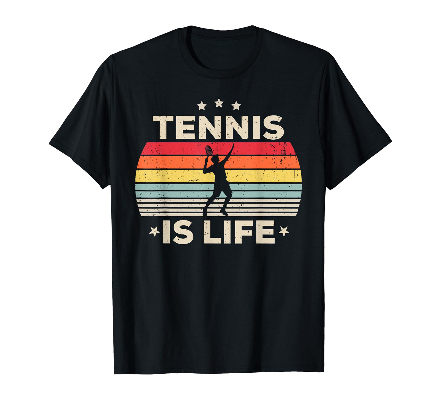 Tennis Is Life For Girls Women Men Boys Tennis Vintage T-Shirt