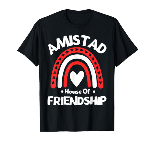 Amistad House of Friendship Vintage Rainbow Spirit T-Shirt