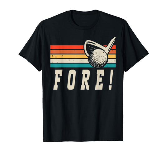 Fore 4th Golf Birthday Party T-Shirt