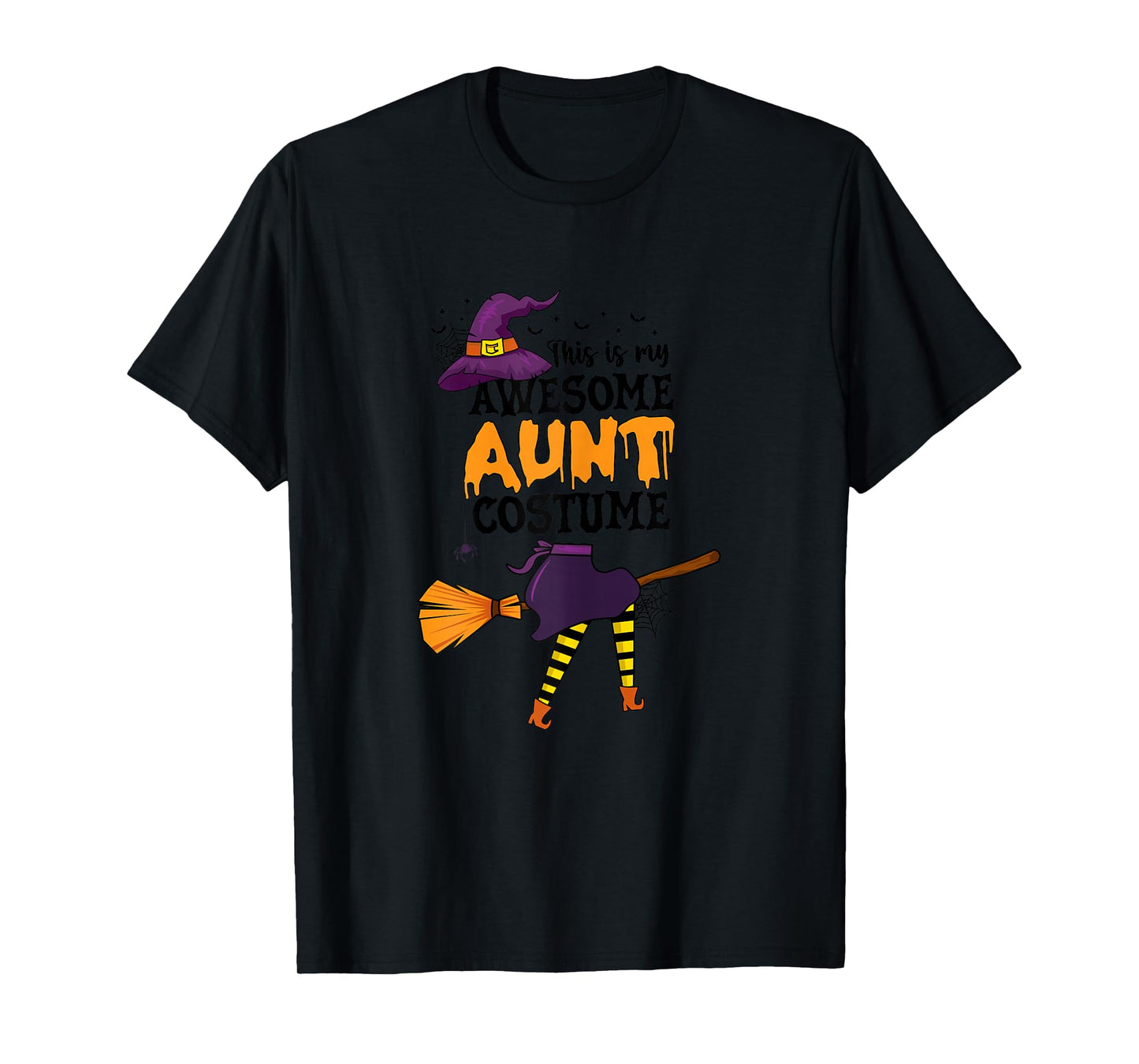 This is My Awesome Aunt Costume Halloween Funny Witch T-Shirt