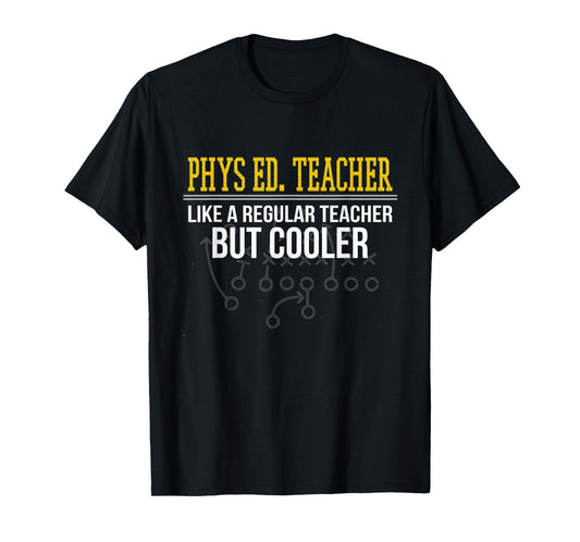 You Don't Scare Me I'm a Teacher Tees and Apparel Unisex Adult T-Shirt: Gym Exercise Sports Teacher T-Shirt - Black, Small