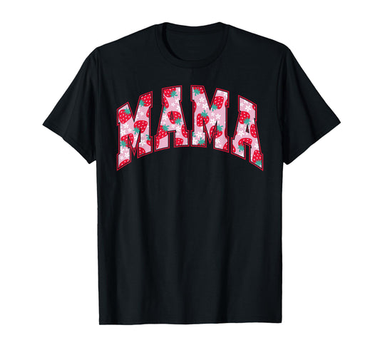 Mama Of The Berry First Birthday Strawberry Family Matching T-Shirt