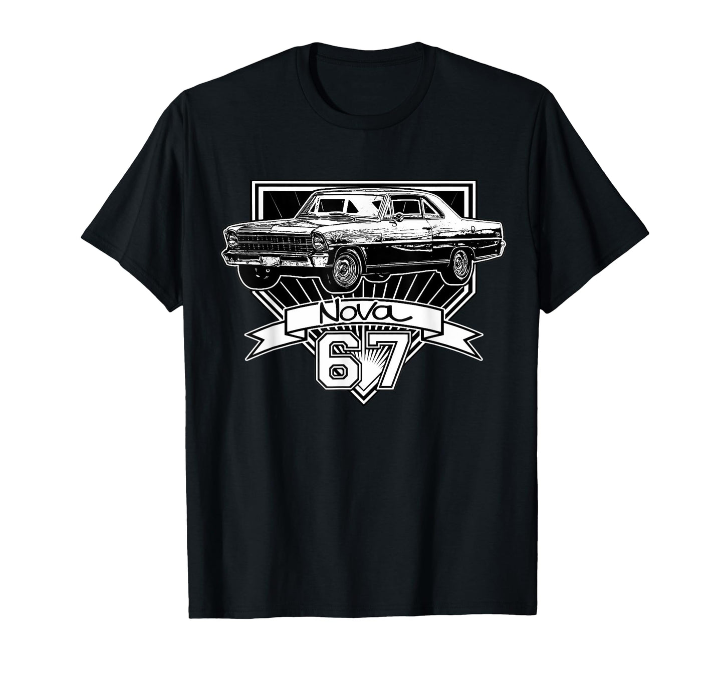 1967 67 Chevys Nova Classic Car Old School Muscle Car T-Shirt