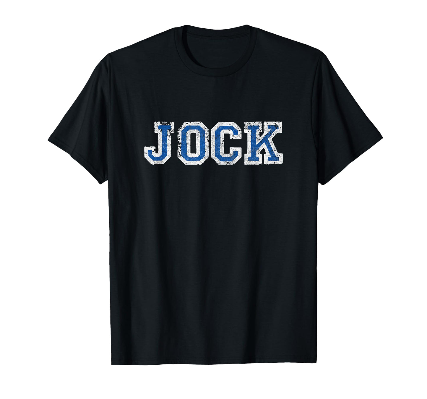 JOCK retro varsity distressed sports player cosplay college T-Shirt