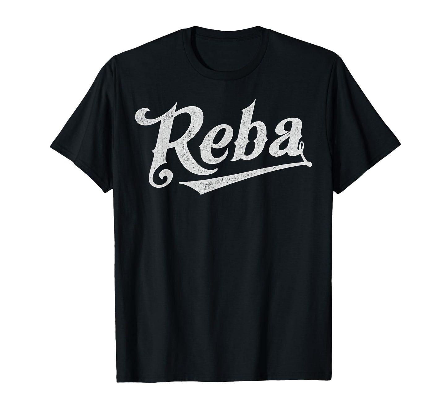 Vintage Reba Name Retro Style 70s 80s First For Men Women T-Shirt