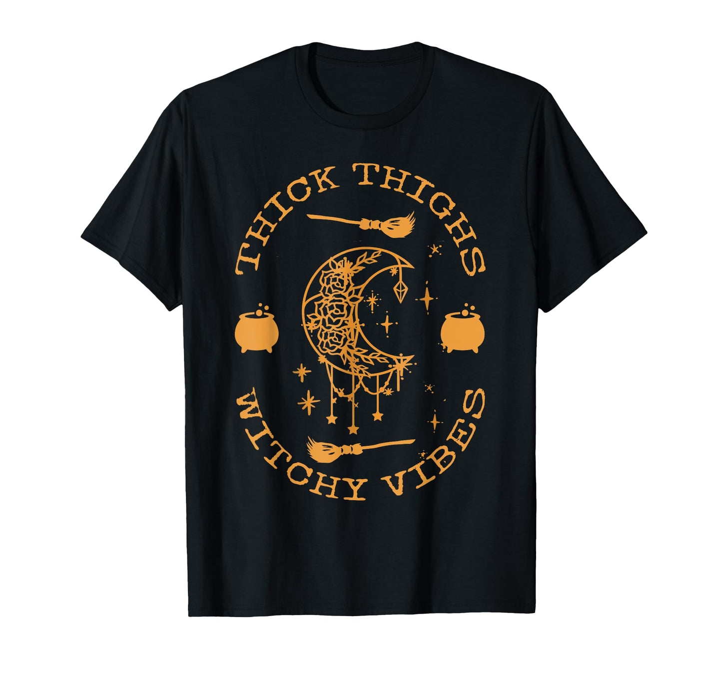 Thick thighs and spooky vibes, thick thighs and vibes T-Shirt