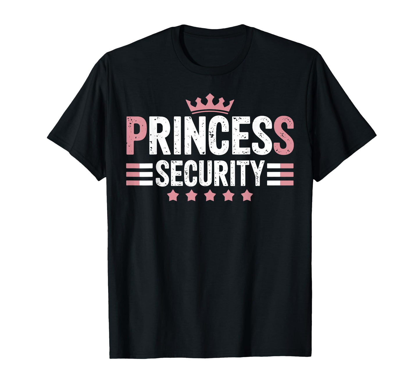 Princess Security Boys Big Brother Vintage Birthday Dad Mom T-Shirt