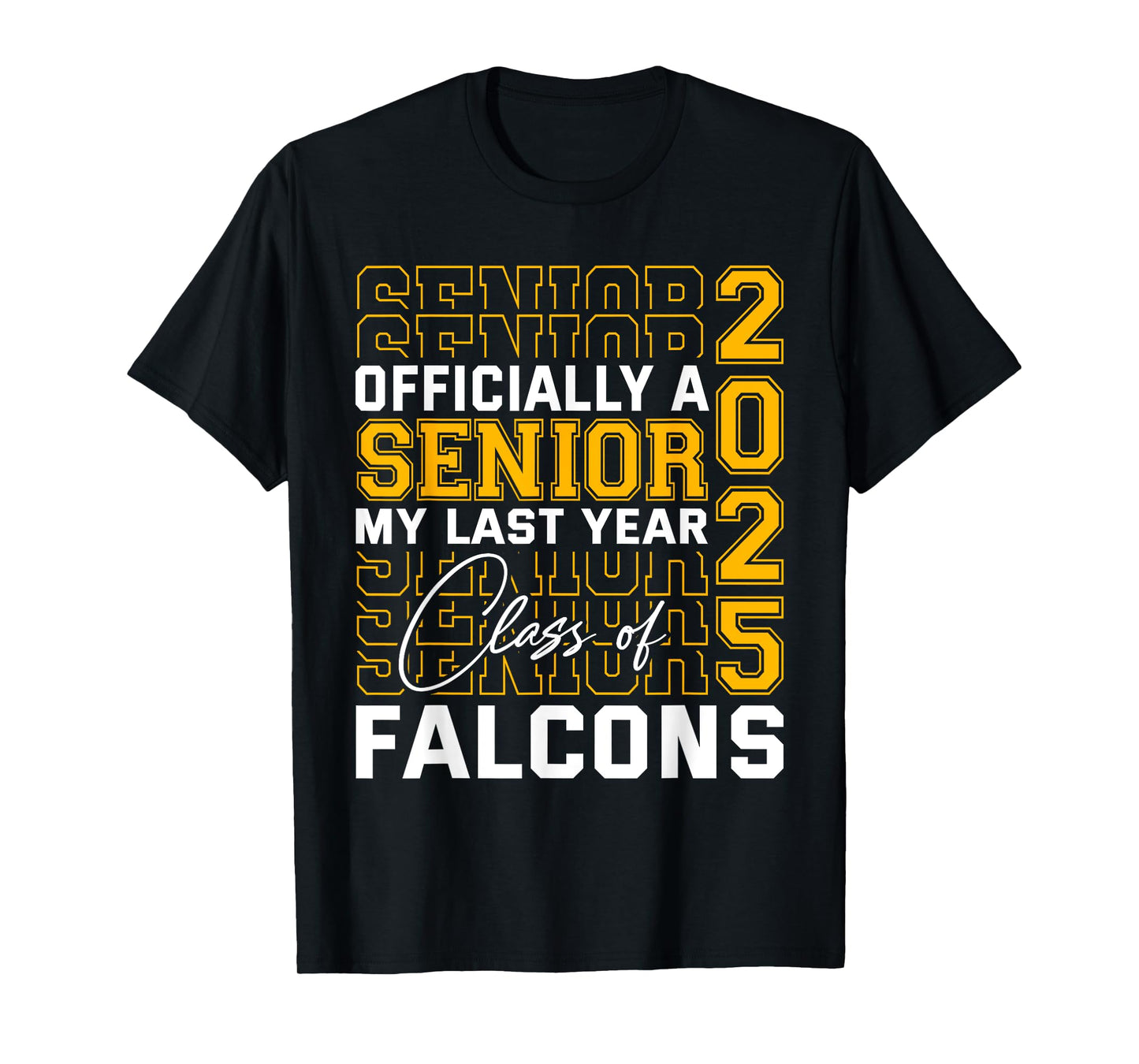 Fairfield Falcons Officially a Senior Class of 2025 HS T-Shirt