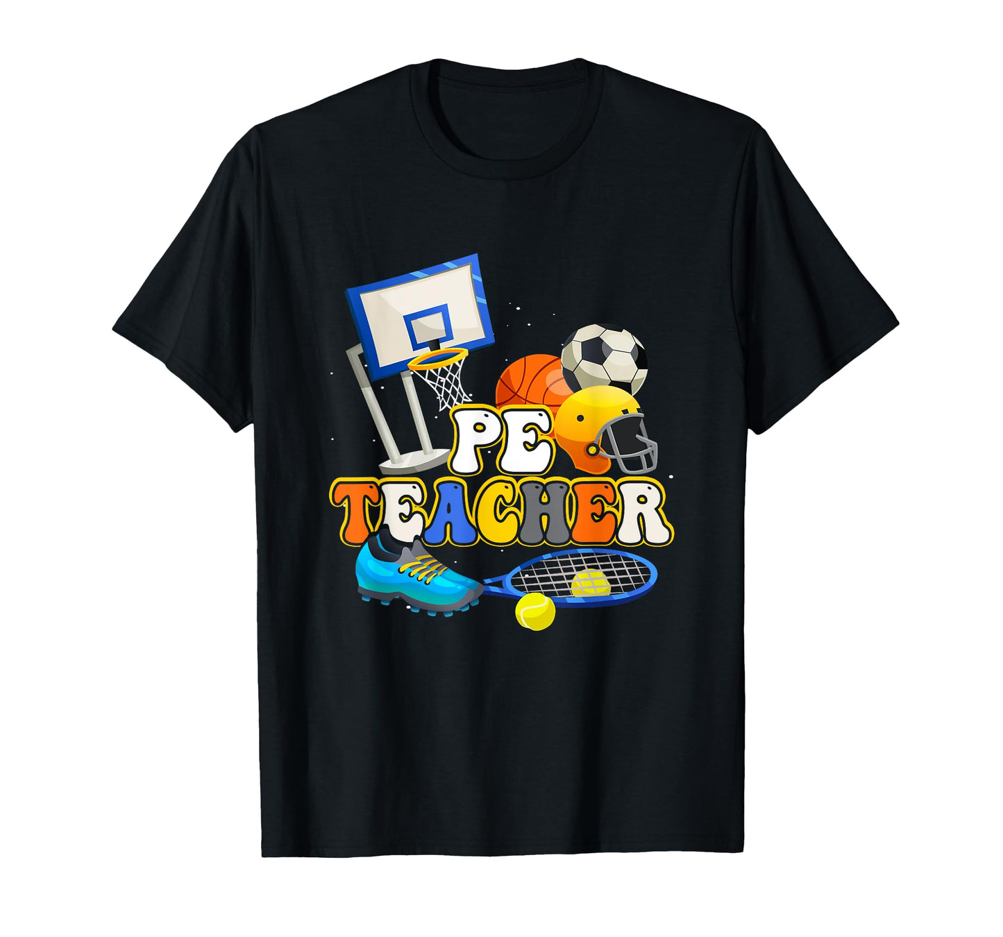 Pe Teacher Physical Educations Teacher Soccer Basketball T-Shirt
