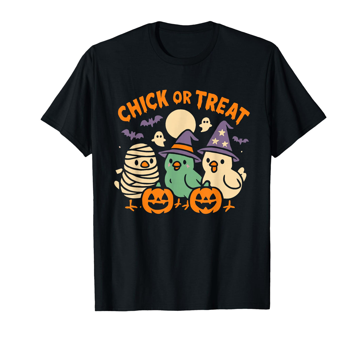 Chick or Treat Cute Halloween Chicken Lovers T-Shirt