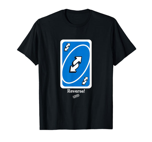 UNO - Blue Reverse Card T-Shirt