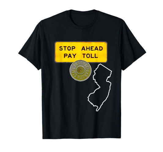 New Jersey Garden State Parkway Vintage Token Toll Sign T-Shirt