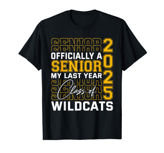 Dallastown Area Wildcats Officially a Senior Class of 2025 T-Shirt