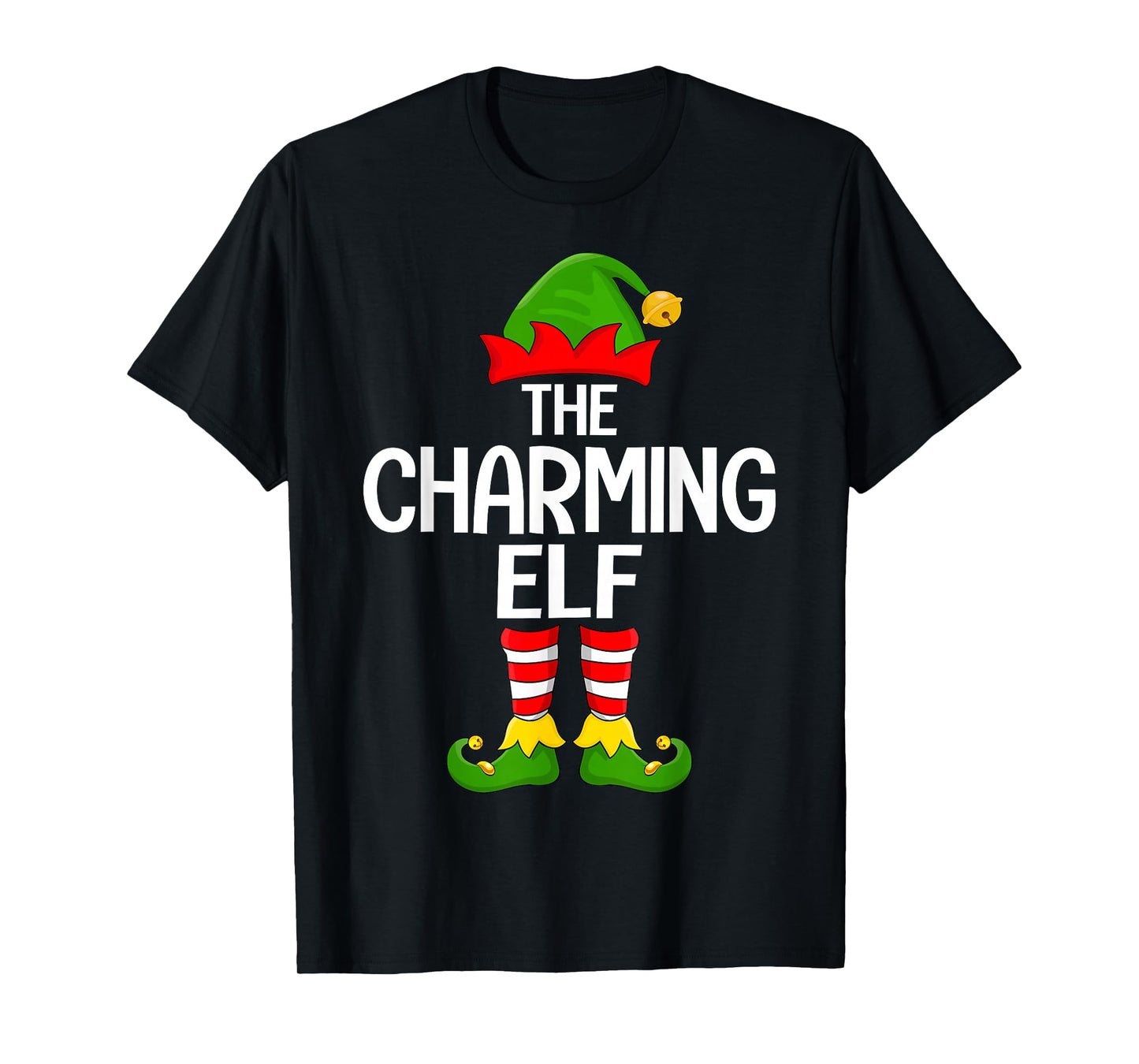 Charming Elf Xmas Matching Family Elf Squad Christmas T-Shirt
