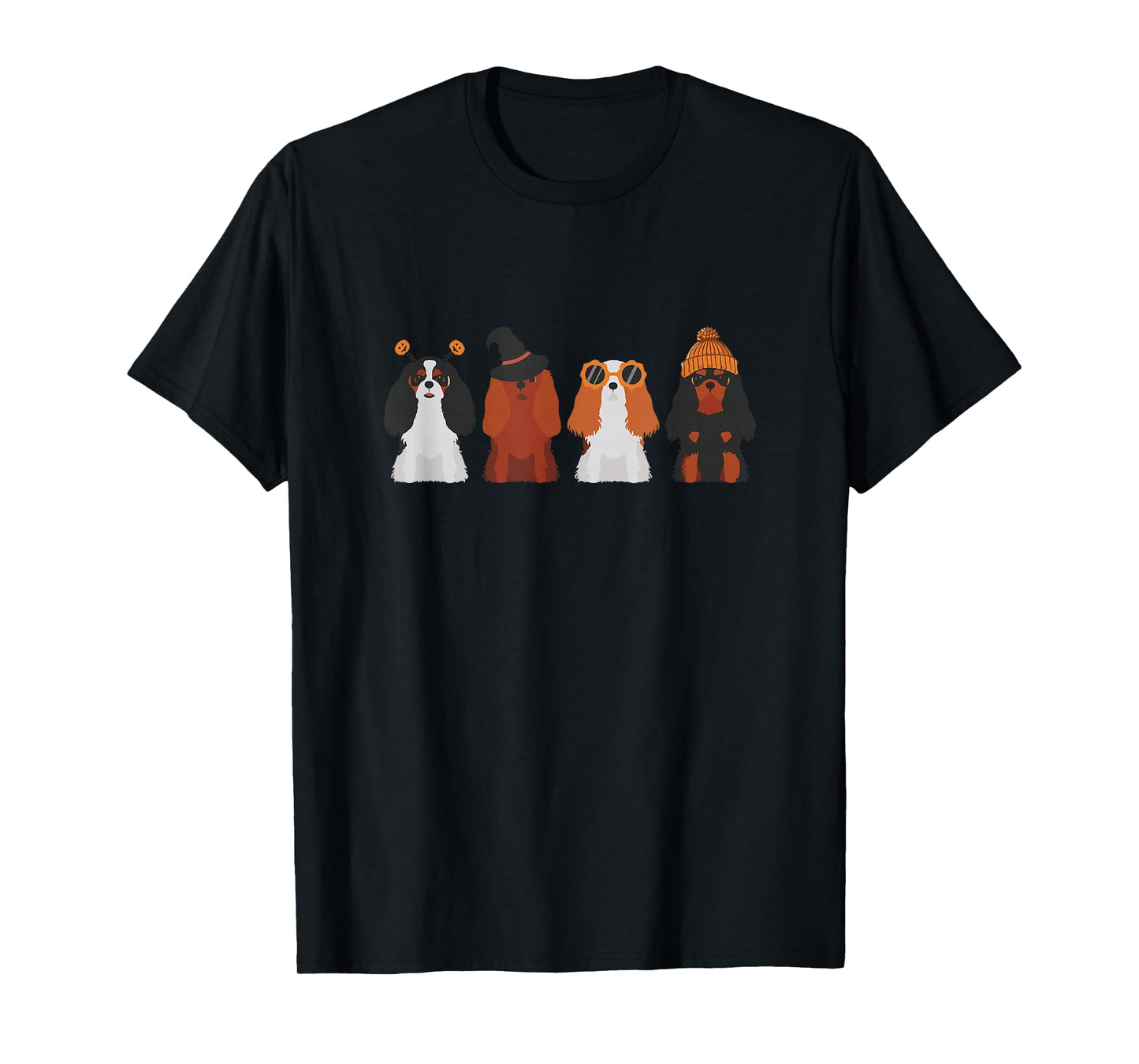 Cavalier King Charles Spaniel Halloween Cavalier Dog Mom T-Shirt