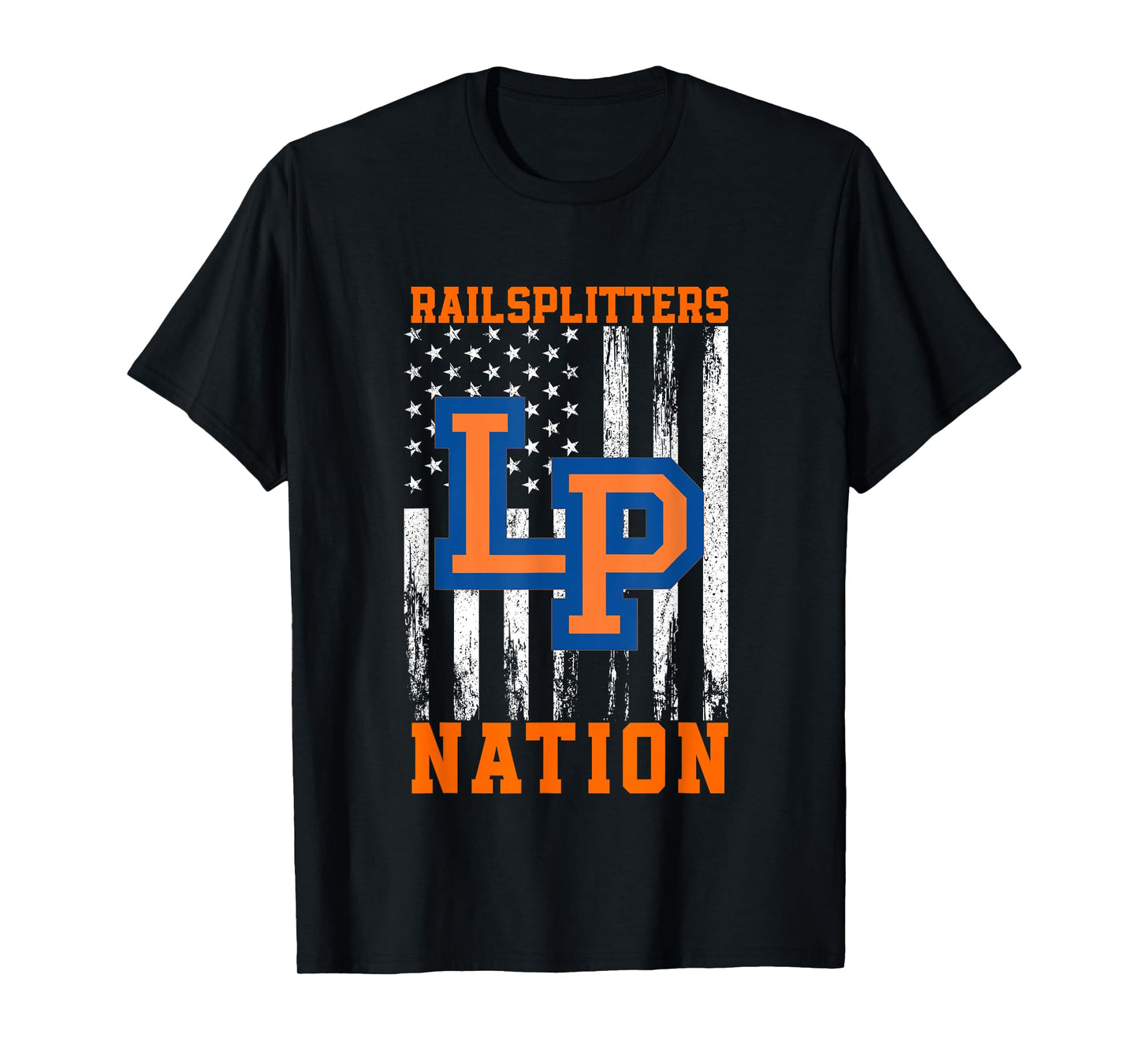 Lincoln Park Railsplitters Logo Nation HS T-Shirt