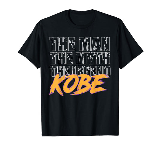 He Best Outfits & Accessories for Kobe - Unisex-Adults Classic Fit T-Shirt - Black - Small - Short Sleeve - Modern - Round Collar - Letter Print - All Seasons