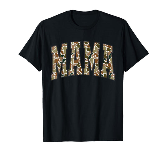 Retro Camo Hunting Mama Old Camo Mom Mother's Day Gift T-Shirt